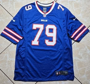 Neu mit Etikett Nike Spencer braun #79 Buffalo Bills blau Spiel NFL Trikot Herren Large - Bild 1 von 10