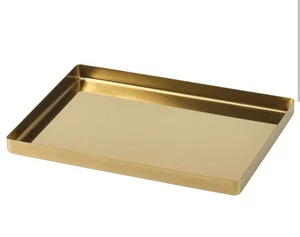 IKEA STOCKHOLM 2025 Tray, Brass-Colour, 28x20 cm Brand NEW - Picture 1 of 5