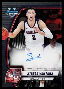 Steele Venters 2024-25 Bowman University Chrome Prospects Autographs AU Auto - Picture 1 of 2