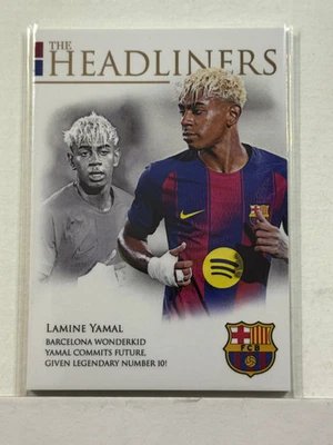 2025/26 Futera Headliners Barcelona #04 Lamine Yamal /999 - Imagem 1 de 2
