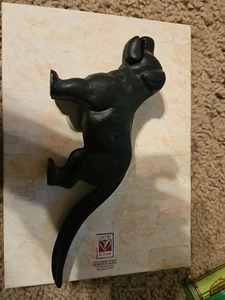Vintage Cast Iron BIG BLACK DOG Nutcracker 712 - Picture 1 of 11