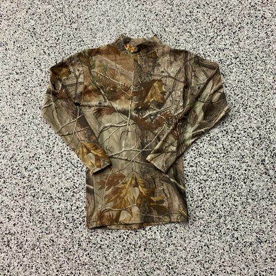 Camisa Under Armour Mujer Grande Camuflaje Cuello Simulado Compresión Equipo Frío Caza Foto 1 de 4