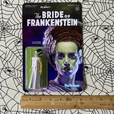 Figura de Reacción Universal Studios Monsters Bride Of Frankenstein Super 7 Foto 1 de 3