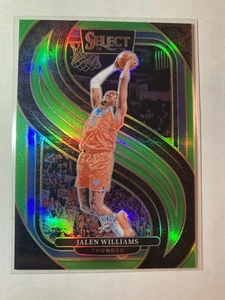 Panini Select Jalen Williams #124 Premier Level Green Prizm/75 2024-25 - Imagen 1 de 3