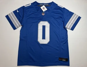 Camiseta deportiva grande Jahmyr Gibbs #0 Vapor FUSE azul Elite Quality Detroit Lions - Imagen 1 de 10