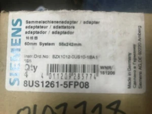 SIEMENS 8US1 261-5FP08 BUSBAR ADAPTER 60mm 56A  BOX OF 3  - Picture 1 of 2