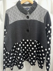 Gordon Smith Cotton Blend Jacket. Contrast Patterns. Size 18. - Picture 1 of 5