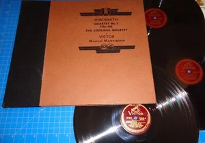 Coolidge Quartet HINDEMITH String Quartet No.3 - Victor M 524 (3 Records, 78rpm) - Picture 1 of 4