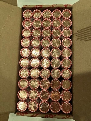 2024 D Denver Mint Lincoln Penny Uncirculated NF String Box 50 Rolls - Image 1 of 3