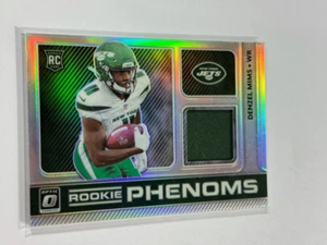 2020 OPTIC DENZEL MIMS ROOKIE PHENOMS PATCH RC #RP-23 JETS - Picture 1 of 2