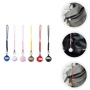 6Pcs Multipurpose Cat Mobile Phone Chain Pendant Bag Hanging Decor - Zdjęcie 1 z 12