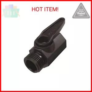 Dramm Plastic Shut Off Valve with One Piece Ball & Large Handle for Ease of Use, - Picture 1 of 1