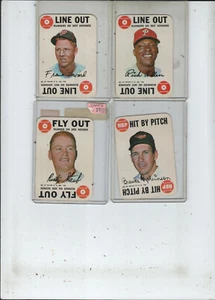 1968 Topps Baseball Card Game Stars-4pack - Picture 1 of 2