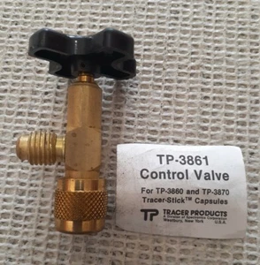 TRACER R134 CONTROL VALVE TP-3861 FOR TP3860 AND TP-3870 TRACER STICK CAPSULES - Foto 1 di 2