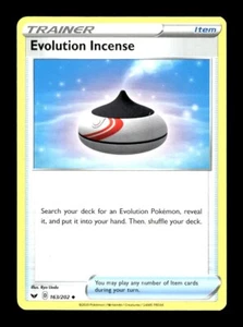 Pokemon Sword & Shield Base Set EVOLUTION INCENSE 163/202 - Picture 1 of 1