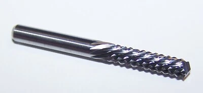 4.00mm (.1575") CARBIDE DIAMOND CUT ROUTER BURR  DOWNCUT  KYOCERA 2121-1575.591D - Image 1 of 3