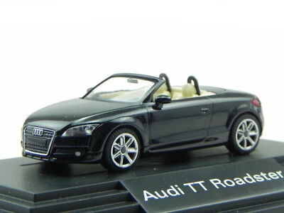 Audi TT Roadster 8J phantom nero modellino modellino Wiking 1:87 - Immagine 1 di 4