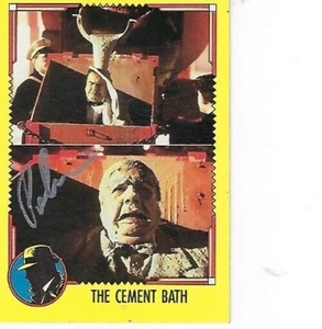 PAUL SORVINO 1991 FIRMADO A MANO TOPPS ""DICK TRACY"" #31 - BAÑO DE CEMENTO - Imagen 1 de 1
