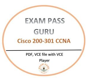 Cisco 200-301 CCNA Exam dumps in PDF,VCE FEBRUARYupdated! 1300 QA!+EXAM GUIDE