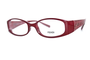 NUEVOS MARCOS DE GAFAS FENDI F626 615 BORGOÑA AUTÉNTICOS 50-16-135 MM CON ESTUCHE - Imagen 1 de 8