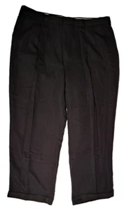 Yves Saint Laurent Pour Homme Anzughose schwarz Polyester 42x30 Plissee Bündchen - Bild 1 von 11