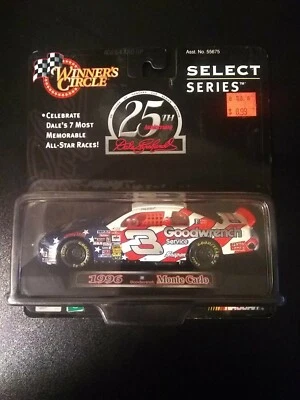 NASCAR Winners Circle 25th Anniversary '96 Monte Carlo Dale Earnhardt #3 1:43  - Image 1 of 2
