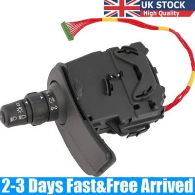 INDICATOR STALK HEADLIGHT SWITCH HEADLAMP FOR RENAULT CLIO MK3, KANGOO, MODUS UK - Image 1 of 4