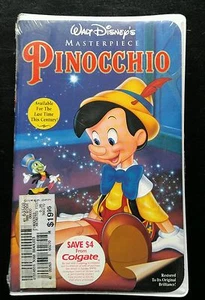Pinocchio VHS NEU Walt Disney Meisterwerkskollektion werkseitig versiegelt #2339 - Bild 1 von 4