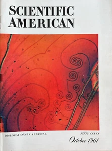 Scientific American Magazine Oktober 1961 Versetzungen in einer Kristall-Audiologie - Bild 1 von 4