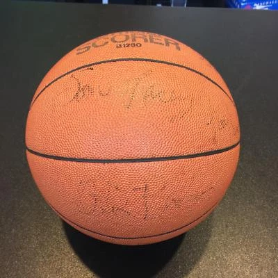 1970's Kansas City Sacramento Kings Team Signed Autographed Basketball - Image 1 of 4