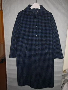 BESPOKE LADIES/WOMEN'S  LONG TWEED STYLISH WOOL WINTER JACKET UK 12 RRP £280 - Picture 1 of 3