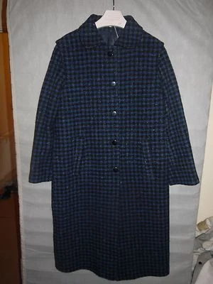 BESPOKE LADIES/WOMEN'S  LONG TWEED STYLISH WOOL WINTER JACKET UK 12 RRP £280 - Image 1 of 3