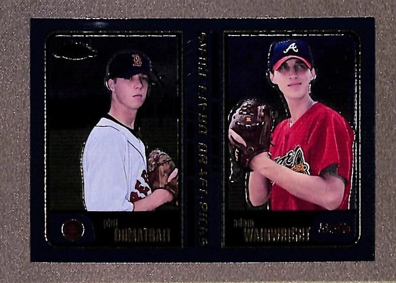 Adam Wainwright / Phil Dumatrait 2001 Topps Chrome Draft Picks RC Rookie #280 - Image 1 of 3