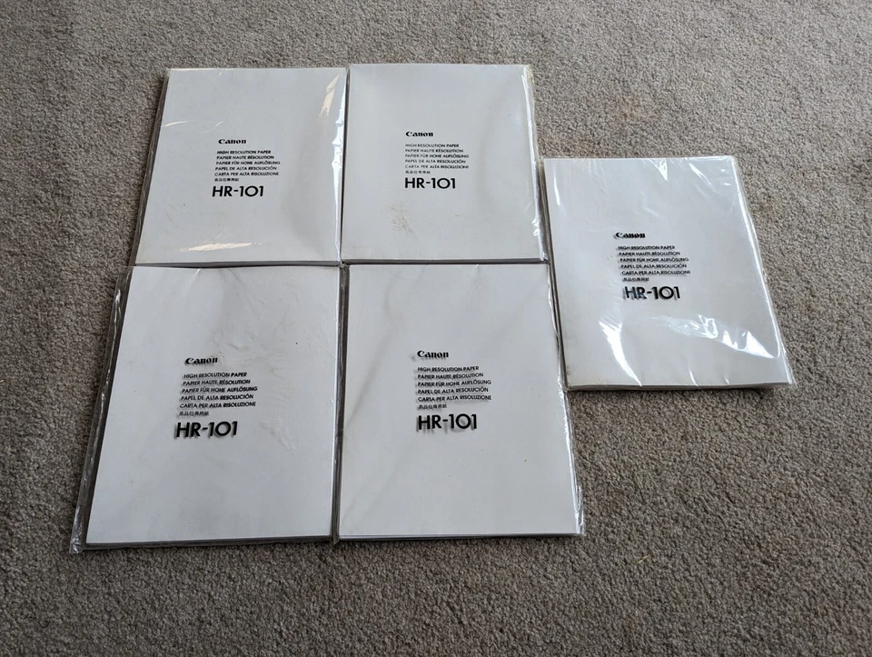 Canon HR-101 High Resolution Inkjet Paper 8.5" x 11" 250 Sheets — 第 1/2 张图片