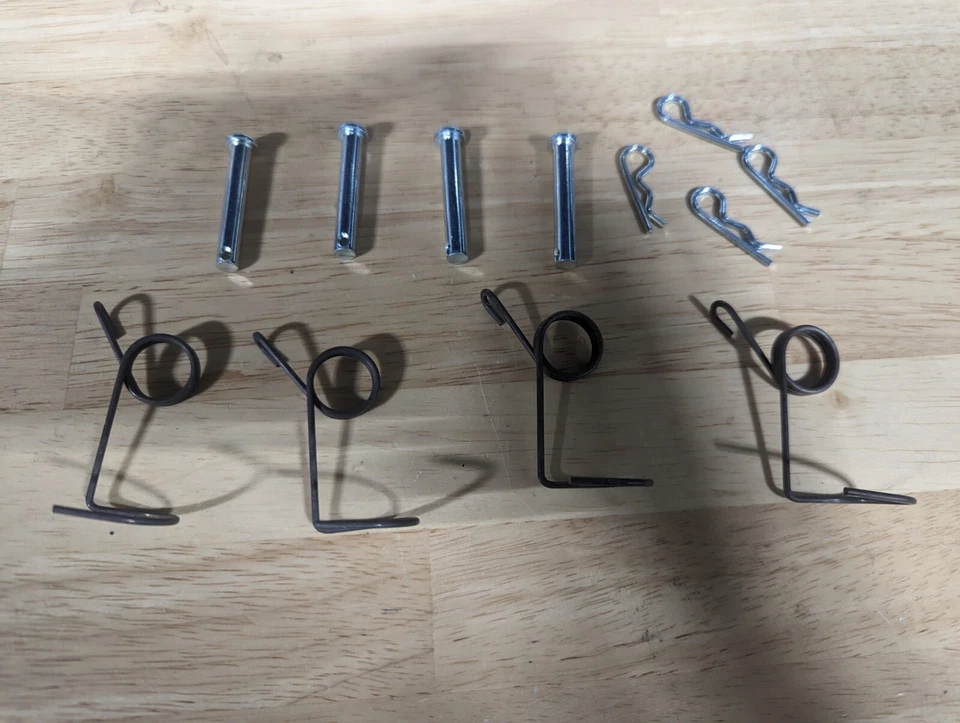 Aerator Core Plugger Spring Tines & Shear Pins For Ohio Steel 48CP, Set of 4 NEW - Image 1 of 3