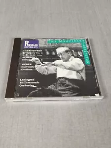 Tschaikowsky Symph No 4 Schubert Symph No 8 Weber 1994 CD RUSSISCHE DISC Mravinsky - Bild 1 von 4