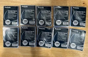 1000 - CountPro-Safe Standard Sports Card Sleeves - Fits Toploaders Clear Poly - Picture 1 of 1