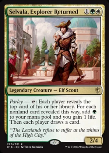 MTG - Selvala, Explorer Returned - Commander 2016 - NM, English Magic FLAT RATE  - Image 1 of 1