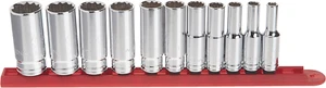 11 Pc. 3/8" Drive 12 Pt. Deep Socket Set, SAE - 80563 - Picture 1 of 8