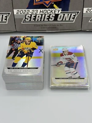 2022-23 Upper Deck Series 1 Debut Dates (Base & Gold) Complete Your Set! #DD1-25 - Image 1 of 4