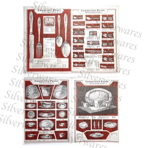 Two Community Catalog Pages showing Bird of Paradise Line Flatware & Hollowware - Picture 1 of 1