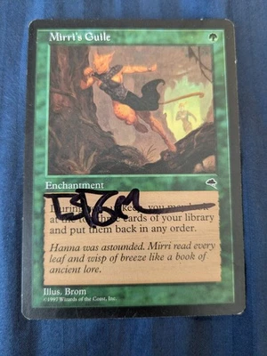 MTG Mirri’s Guile Signed Tempest Brom LP - Image 1 of 3
