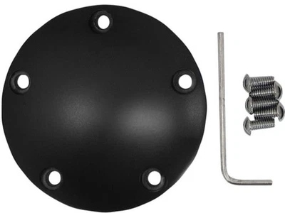 Drag Specialties 0940-1242 Chrome Spherical Radius Points Cover - Flat Black - Image 1 of 3