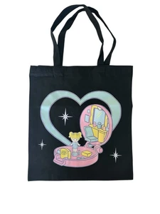 Polly Pocket Tote Bag Storage Bag Shopped Carrying Case Doll - Picture 1 of 2