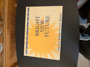 Case Corporation Lockheed Orion Airplane Bank - Picture 1 of 2