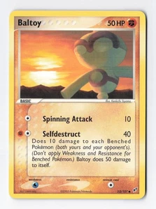Baltoy 53/107 Regular Common EX Deoxys Series Vintage Pokemon TCG Card LP/NM - Picture 1 of 2