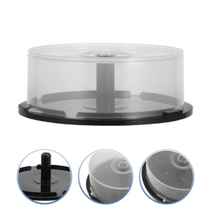 4 Pcs CD Storage Bin Boxstandard-sized-dvd Cleaner Disc for Player - Afbeelding 1 van 12
