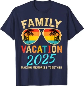 Family Vacation 2025 Beach Matching Summer Vacation 2025 T-Shirt Hoodie - Picture 1 of 18