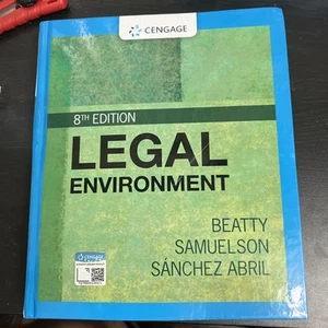 Mindtap Course List Ser.: Legal Environment by Patricia Abril, Susan S.... - Picture 1 of 6