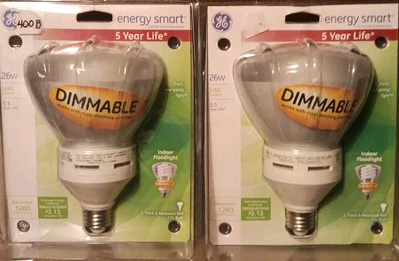 2 GE Energy Smart R40(5"Diameter) Indoor Flood Bulbs - Image 1 of 4
